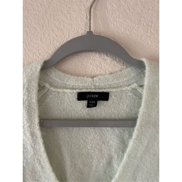 J crew oversized wool and alpaca v neck sweater xxs - Picture 2 of 8